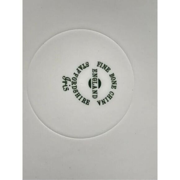 TeaCup Vintage‎ Staffordshire Fine Bone China English IRIS Pattern Set 3 Piece - Picture 11 of 12